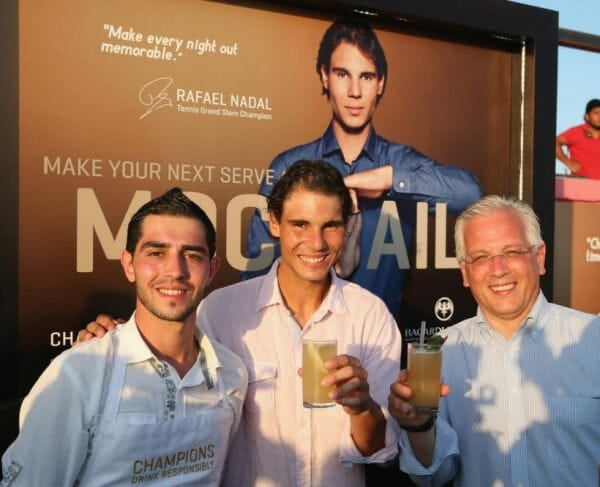 Rafael Nadal And Bacardi - Champions Drink Responsibly Campaign Acapulco