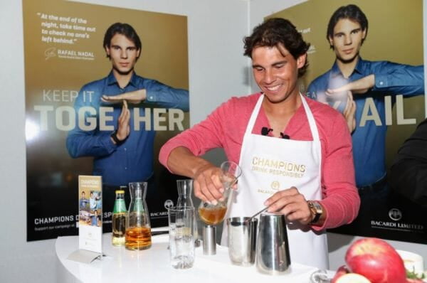 Rafael Nadal And Bacardi - Champions Drink Responsibly Campaign Mixes