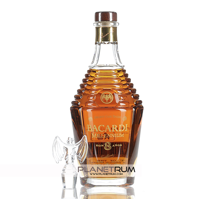 Bacardi 8 Years Old Millennium Baccarat Crystal