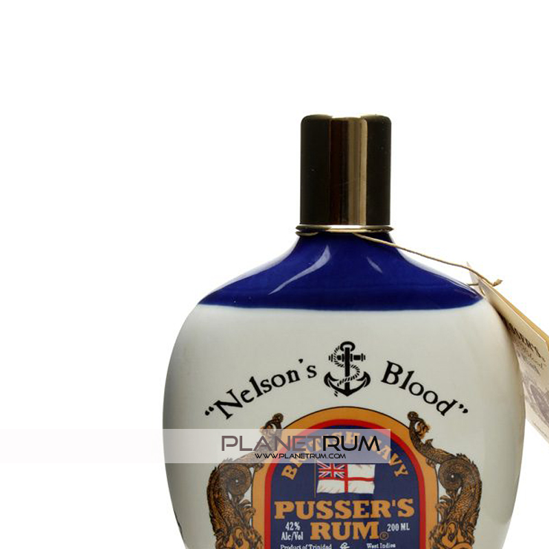 Pusser's Rum Hip Flask Ceramic