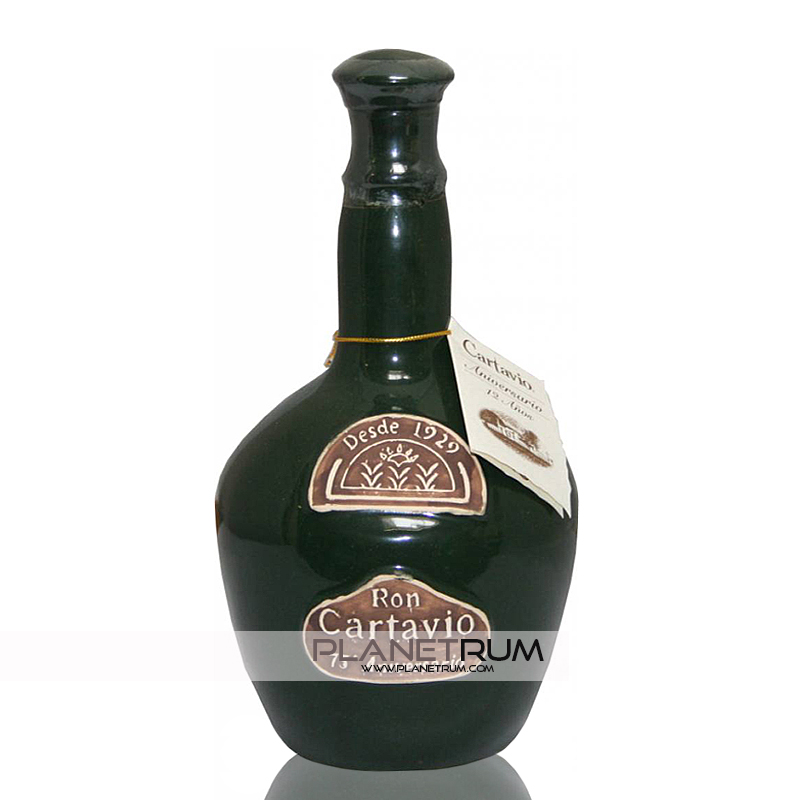 Cartavio 12 Years Aniversario Ceramic Bottle