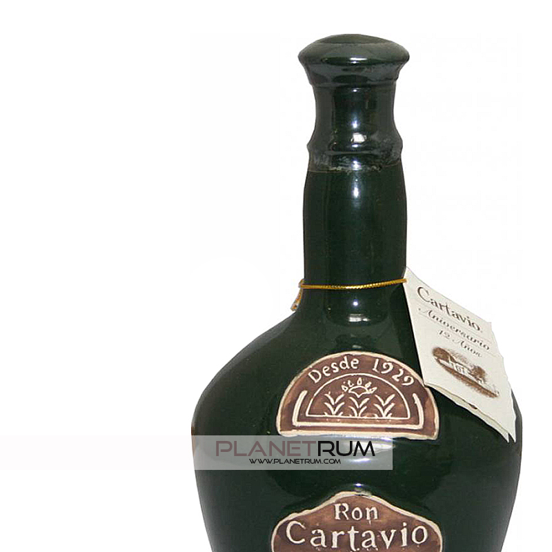 Cartavio 12 Years Aniversario Ceramic Bottle