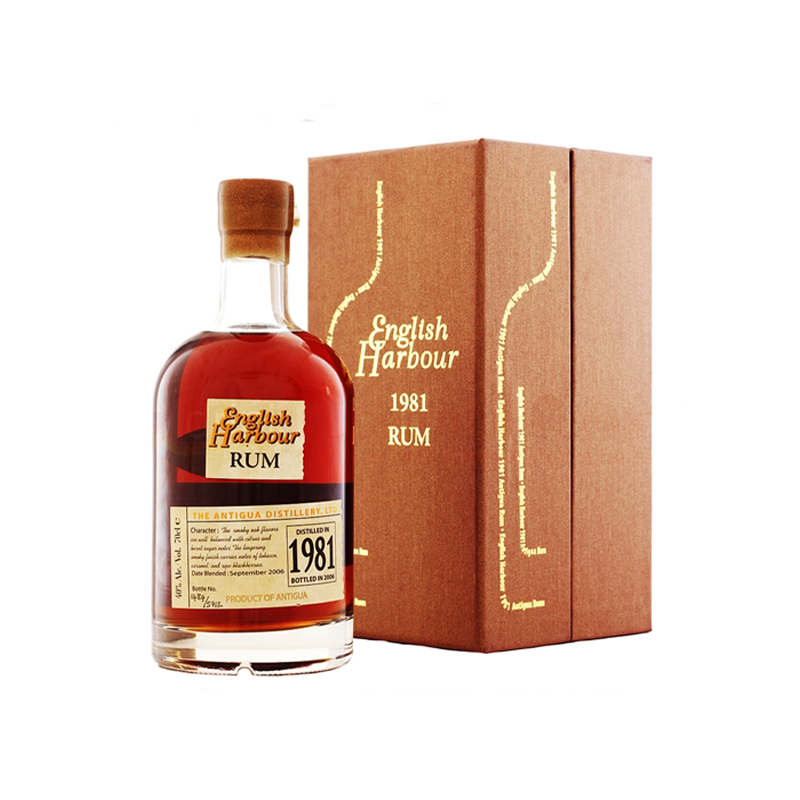 English Harbour 25 Year Old Antigua Rum 1981