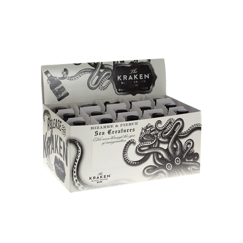 The Kraken Black Spiced Rum Miniatures