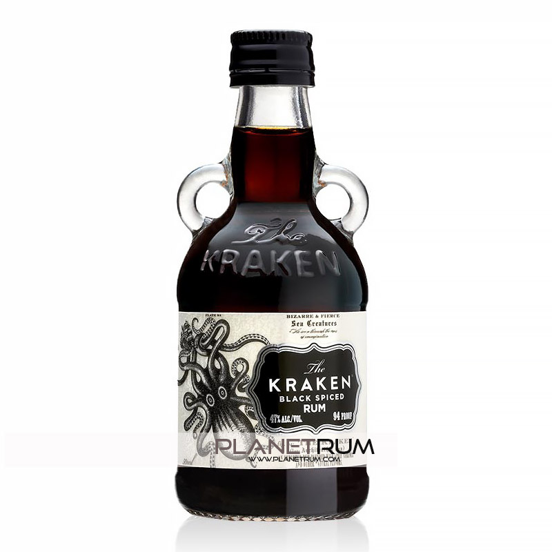 The Kraken Black Spiced Rum Miniatures